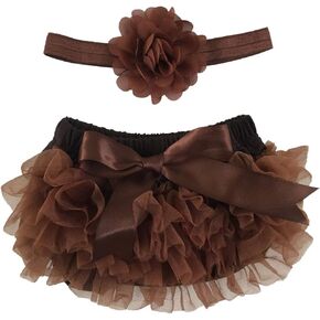 18 colors 2pcs Newborn Girls Chiffon Bloomer & Headband Set Newborn Photo Prop Baby Girl Cake Smash Outfit