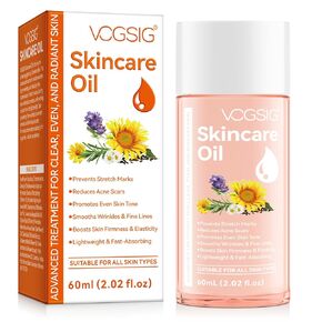 Skincare Oil, Skincare Body Oil Serum for Scars and Stretchmarks, Face Moisturizer Dry Skin, Non-Greasy, Dermatologist Recommended, Non-Comedogenic, For All Skin Types, with Vitamin A, E