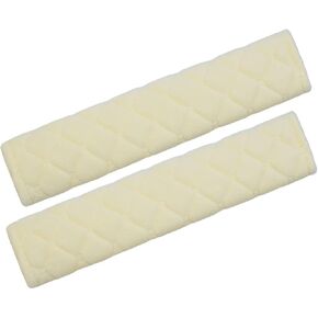 MIRKOO Car Seat Belt Cover Pad, 2-Pack Soft Car Safety Seat Belt Strap Shoulder Pad for Adults and Children, Suitable for Car Seat Belt, Backpack, Shoulder Bag, Laptop Computer Bag