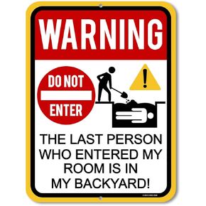 Honey Dew Gifts, No Trespassing Boys Only No Girls Allowed, 9 inch by 12 inch, Tin Sign for Bedroom, Kids Room Decor, Baby Boy Room Sign, Playroom Decor, HDG-1387