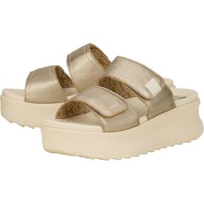 Hey Dude Delray Slide Classic - Sandals for Women - Textile and Synthetic Upper - Cotton Lining - EVA Outsole