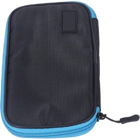 Camera Lens Filter Pouch, Large Capacity Dustproof Shock Resistant Carry Case with Hook and Loop Fastener Strap, Multipurpose Bag for Filters, Memory Card, Lens Cloth, and