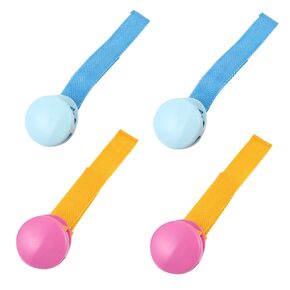 SHOWERORO 4pcs Stroller Blanket Clip Multi-Purpose Clip Toys for Kids Stroller Pegs Clip Kid Toys Car Toy Buggy Clip Quilts Blanket Clamp Pack String - Multipurpose Baby