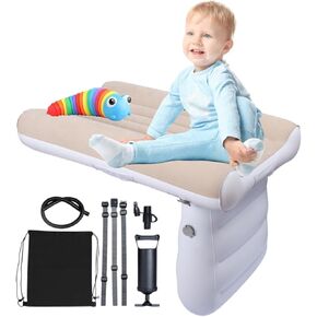 Toddler Airplane Bed - Inflatable Travel Mattress for Kids - Comfortable, Portable & Easy to Use - Perfect for Long Flights & Road Trips - Travel Essential for Children - Air Mattress