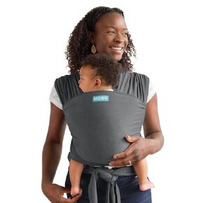 Moby Wrap Baby Carrier | Element | Baby Wrap Carrier for Newborns & Infants | #1 Baby Wrap | Baby Gift | Keeps Baby Safe & Secure | Adjustable for All Body Types | Perfect for Mom & Dad | Asphalt