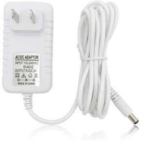 Power Cord Replacement for Graco Baby Swing DuoGlider, DuetSoothe, Dreamglider, Simple Sway, Sweetpeace Charger 5V AC Adapter, White