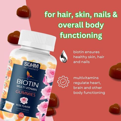 Folic Acid Gummies 300mcg, 60 Count, Supports Building Red Blood Cells, Vitamin B9 Gummies Vegetarian-B9 Vitamin Folic Acid in Saudi Arabia
