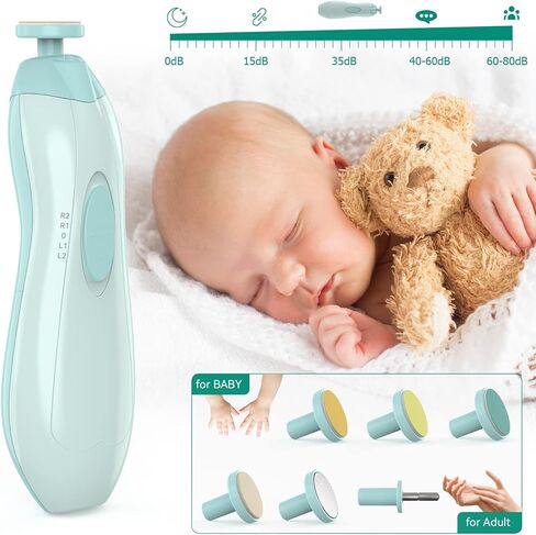 Baby Healthcare and Grooming Kit, 24 in 1 Baby Electric Nail Trimmer Set, Lupantte Nursery Care Kit, Toddler Nail Clippers, Medicine Dispenser, Infant Comb, Brush, etc. Baby Care Products in Saudi Arabia
