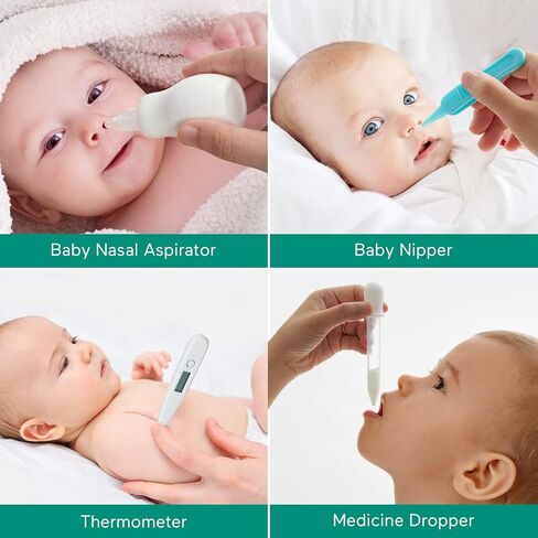 Baby Healthcare and Grooming Kit, 24 in 1 Baby Electric Nail Trimmer Set, Lupantte Nursery Care Kit, Toddler Nail Clippers, Medicine Dispenser, Infant Comb, Brush, etc. Baby Care Products in Saudi Arabia
