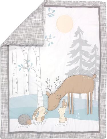 مجموعة مفروشات سرير الأطفال المكونة من 4 قطع من Sammy & Lou Tiara Princess للفتيات، تتضمن لحافًا وملاءة سرير مناسبة وتنورة سرير ولعبة قطيفة in Kuwait