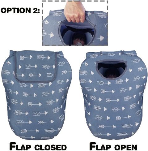 أغطية مقاعد السيارة للأطفال، غطاء مقعد سيارة قابل للتمدد متعدد في 1، غطاء مقعد سيارة للفتيات الصبيان، غطاء للرضاعة الطبيعية، نافذة مع غطاء قلاب، حقيبة قائمة بذاتها، تصميم براءة اختراع، رمادي in Kuwait