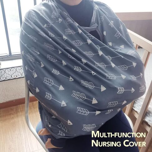 أغطية مقاعد السيارة للأطفال، غطاء مقعد سيارة قابل للتمدد متعدد في 1، غطاء مقعد سيارة للفتيات الصبيان، غطاء للرضاعة الطبيعية، نافذة مع غطاء قلاب، حقيبة قائمة بذاتها، تصميم براءة اختراع، رمادي in Kuwait