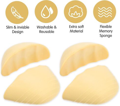Shoe Filler Insert, 3 Pairs Shoe Filler for Shoes Too Big, Toe Cushion Fillers Make Shoes Fit, Shoe Filler for Loose Shoe, Prevent Heel Sliping, One Size Fits Shoe Inserts for Women and Men (Blcak) in Saudi Arabia