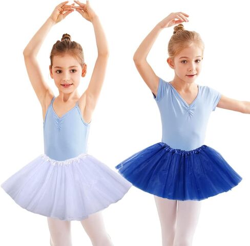 Girl Tutu Skirt, 3-Layer Tulle Princess Ballet Dress Baby Skirt Dress Up Princess Dance Party for 3-10 Years Old in Saudi Arabia