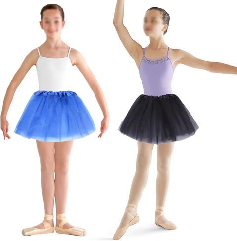 Girl Tutu Skirt, 3-Layer Tulle Princess Ballet Dress Baby Skirt Dress Up Princess Dance Party for 3-10 Years Old in Saudi Arabia