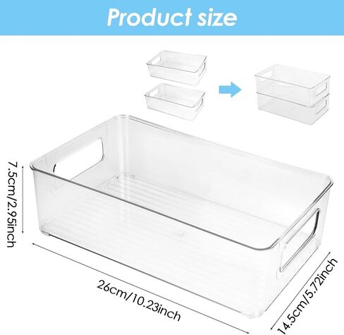 Baby Bottle Organizer Plastic Storage Center for Baby Bottles and Food Jars Baby Bottle Organizer for Cabinet, Perfect Organizer for Kitchen Cabinet, Pantry, Refrigerator, and Countertop（2 pcs） in Saudi Arabia