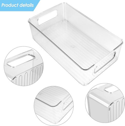 Baby Bottle Organizer Plastic Storage Center for Baby Bottles and Food Jars Baby Bottle Organizer for Cabinet, Perfect Organizer for Kitchen Cabinet, Pantry, Refrigerator, and Countertop（2 pcs） in Saudi Arabia
