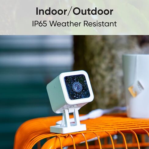 كاميرا WYZE Cam v3 1080P سلكية داخلية/خارجية لمراقبة المنزل للحيوانات الأليفة والكلاب والقطط ومراقبة كبار السن، متوافقة مع Alexa وGoogle Home IFTTT in Kuwait