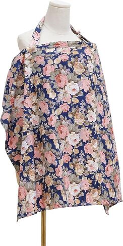insular Nursing Cover for Breastfeeding, Infant Feeding Cover Breathable Cotton Privacy Breastfeeding Apron, Rose in Saudi Arabia