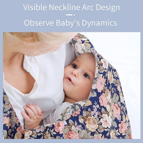 insular Nursing Cover for Breastfeeding, Infant Feeding Cover Breathable Cotton Privacy Breastfeeding Apron, Rose in Saudi Arabia