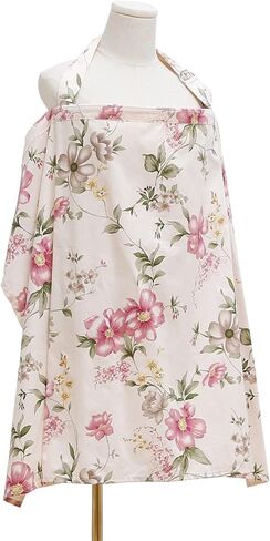 insular Nursing Cover for Breastfeeding, Infant Feeding Cover Breathable Cotton Privacy Breastfeeding Apron, Rose in Kuwait