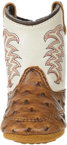 Old West Unisex-Baby Poppets Leather Boots with Velcro Closure in Saudi Arabia