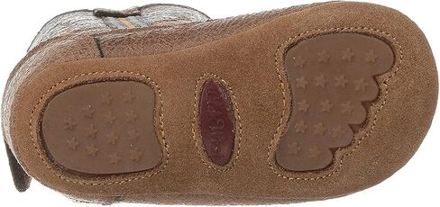 Old West Unisex-Baby Poppets Leather Boots with Velcro Closure in Saudi Arabia