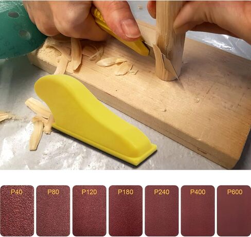 Micro Sander 120 pcs Sand Paper 3.5 x 1 Inch, Hook & Loop 40 80 120 180 240 400 600 Grit Sandpaper Assortment, 1 pc Sanding Sander Tool in Saudi Arabia