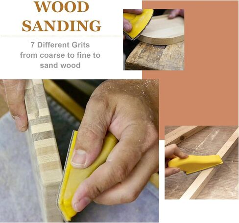 Micro Sander 120 pcs Sand Paper 3.5 x 1 Inch, Hook & Loop 40 80 120 180 240 400 600 Grit Sandpaper Assortment, 1 pc Sanding Sander Tool in Saudi Arabia