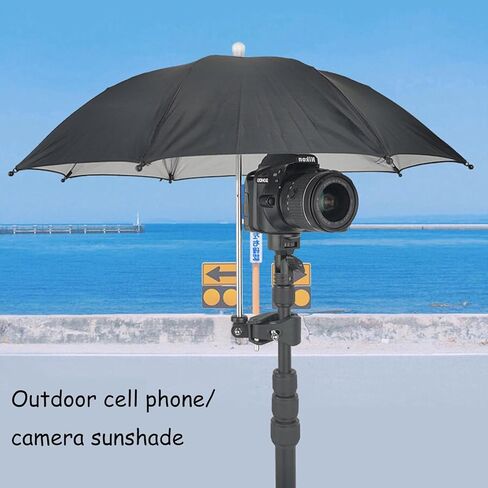 مظلة الكاميرا، مظلة الحذاء الساخن للكاميرا، قطر 20 بوصة/ 50 سم مظلة مطر للكاميرا SLR مظلة للتصوير الفوتوغرافي مظلة قابلة للتعديل للحماية من المطر والشمس في الهواء الطلق in Kuwait