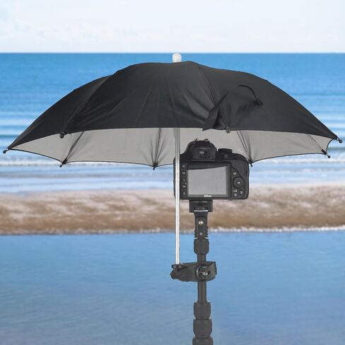 مظلة الكاميرا، مظلة الحذاء الساخن للكاميرا، قطر 20 بوصة/ 50 سم مظلة مطر للكاميرا SLR مظلة للتصوير الفوتوغرافي مظلة قابلة للتعديل للحماية من المطر والشمس في الهواء الطلق in Kuwait