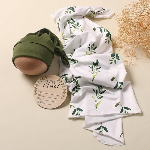 Ylsteed Baby Highland Cow Swaddle Blanket and Headband Set, Newborn Receiving Blanket Swaddle Wrap for Girls and Boys, Swaddling Blankets Neutral for Newborn 32 * 32 in (Highland Cow Pink) in Saudi Arabia