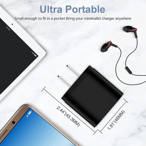20W Fast Charging Block for iPhone 16/16 Plus/16 Pro/16 Pro Max/15/14, Type C Samsung Power Adapter Wall Plug USB-C Brick for Galaxy S24 Ultra S23 FE S22 S21 FE A06 A15 A35 A14 A54 A13/Z Flip Fold 6 5 in Kuwait