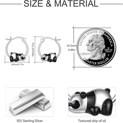 PARYFO كوالا أقراط للفتيات 925 الفضة الاسترليني كوالا هوب الأقراط مع القلب كريستال هيبوالرجينيك أقراط لطيف الحيوان كوالا الدب مجوهرات هدايا للنساء الفتيات المراهقات in Kuwait