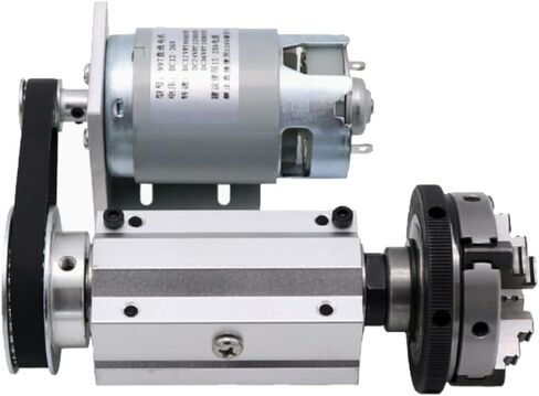 RATTMMOTOR No powered Multi-function Lathe chuck spindle assemblies 895 Motor Rotary Lathe Woodworking Spindle Motor Chuck 63mm for CNC Lathe Grinder machine Table Saw (4 Jaw 63mm) in Saudi Arabia