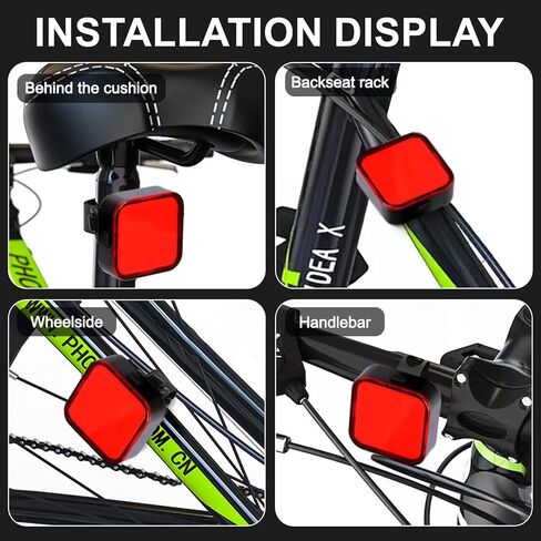Bike Lights, USB Rechargeable Bike Lights Front and Back, 6 Modes Bike Tail Light, Rear Bike Light, IP4 Waterproof Bike Lights for Night Riding(2 Pack) in Saudi Arabia