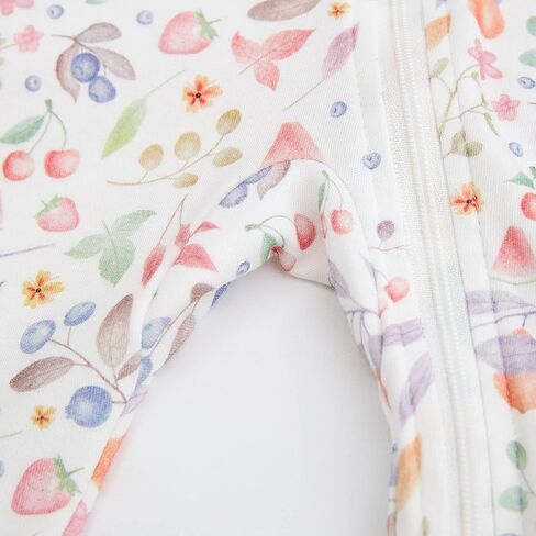 بيجامة أطفال من القطن العضوي من Olivia، ملابس نوم للأولاد والبنات بسحاب أمامي، أكمام طويلة in Kuwait