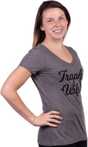 Women's Funny Saying T-Shirts, Sarcastic Cute Phrase Humor Joke V-Neck Tee Shirt Tops in Saudi Arabia