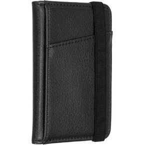 MECCANIXITY Adhesive Phone Wallet PU Stick on Card Holder Elastic Storage for Smart Phones or Cases Rose Gold