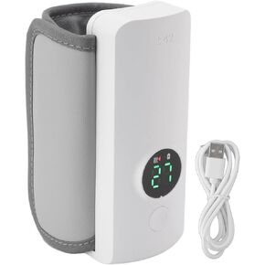 Milk Bottle Thermal Bag Baby Bottle Thermal Bag, Portable Breastmilk Warmer Insulated Baby Bottle Cooler Tote Bag, USB Charging 3000mah Milk Bottle Warmer Baby Nursing