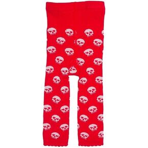 Red & White Skull Baby Leggings from Sourpuss Clothing