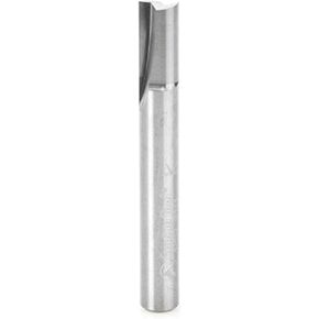 Amana Tool - 43812 Solid Carbide Straight Plunge 1/4 Dia x 1/2 x 1/4" Shank Router Bit