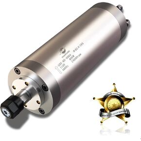 Water Cooled VFD Spindle Milling Motor 110V 1.5KW 24000RPM 400hz Φ80mm ER11 Collet for Wood Carving