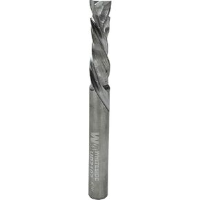 Whiteside Router Bits UD2102 Up/Down Cut Spiral Bit with Solid Carbide Compression and 1/4-Inch Cutting Diameter