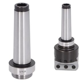 Boring Head Shank, F1 Type High Carbon Steel Shank Boring Tool Adapter MT4 1 1/2 18UNF M16 0.005mm Accuracy 60 Degree for Inner Hole End Milling,Boring Bar