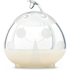 Haakaa Ladybug Milk Collector - Wearable Breast Shields Soft Nursing Cups Breast Milk Saver, Portable, Letdown Catcher Breastfeeding Essentials, 2.5oz/75ml, 1pc in Kuwait