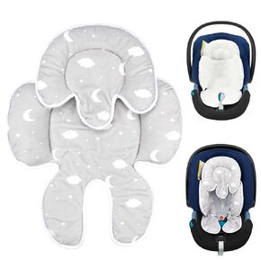 SERAPHY Baby Car Seat Head Body Support, Detachable Newborn Infant Car Seat Insert, Breathable Mesh Baby Car Seat Cushion, Multi-Functional Carseat Head Support for Baby Girls Boys -Dinosaurs