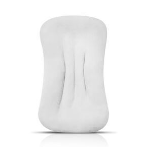 Muslin Baby Lounger Cover Organic Cotton Removable Slipcover Fits Infant Lounger Pillow Soft Comfortable Newborn Padded Lounger Cover Floor Seat Cover for Boys and Girls (Brown)