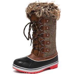 DREAM PAIRS Women's River_1 Mid Calf Waterproof Winter Snow Boots