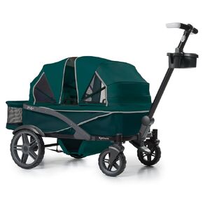 Anthem2 2-Seat All-Terrain Wagon Stroller with Easy Push and Pull, Removable XL Canopies, and Sturdy, Safe Folding for Storage and Transport,Sea Moss